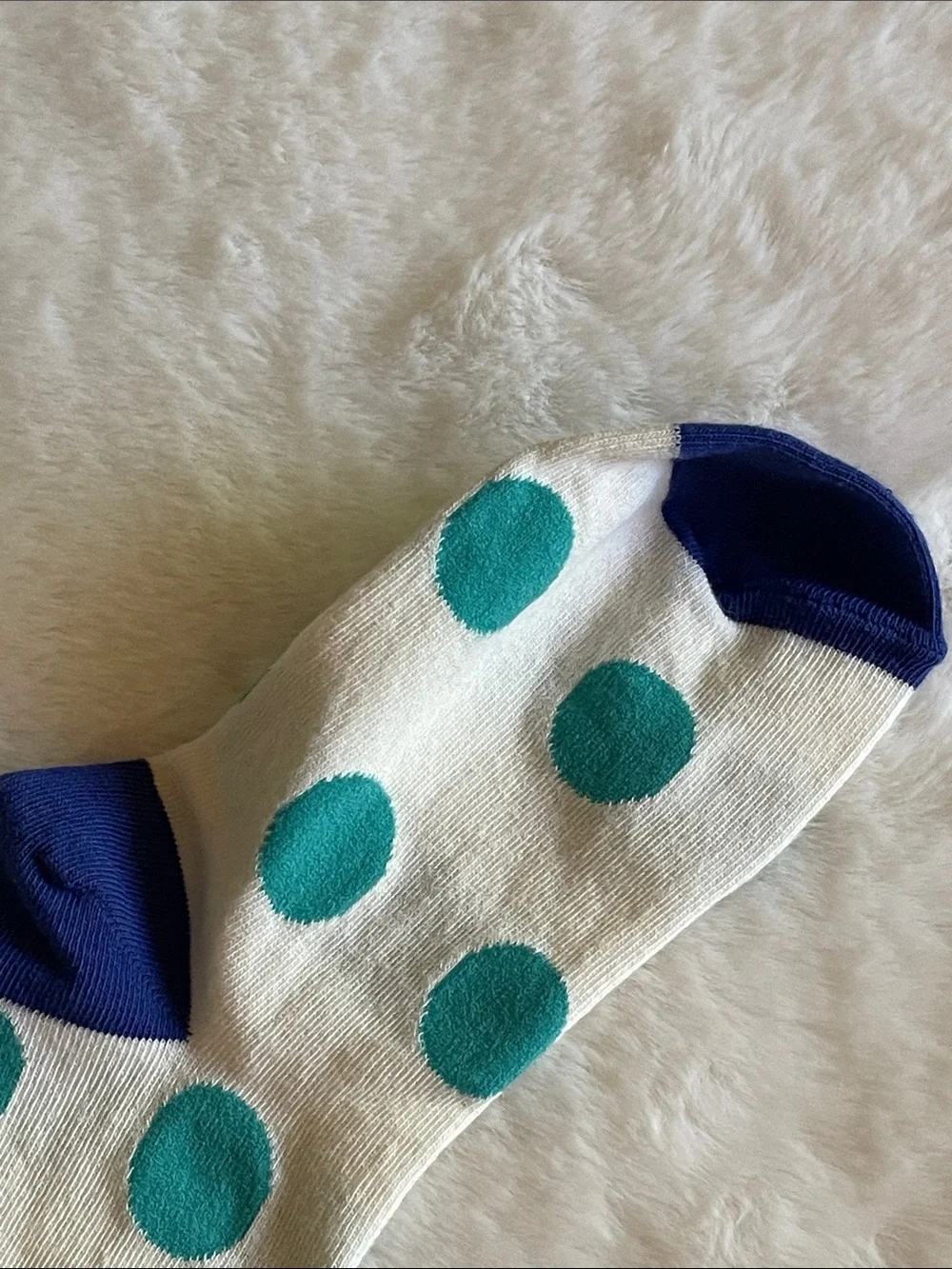 Matilda Jane Girls  Teal Polka Dot tights  with Navy Accents SZ 8-10